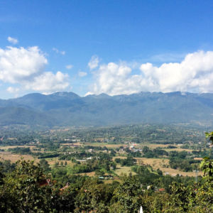 Bergpanorama Pai / Thailand