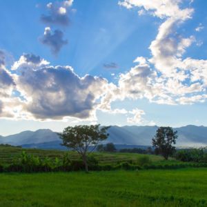 Bergpanorama Pai / Thailand