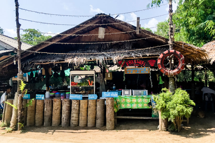 Der beste Som-Tam Laden der Insel