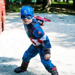 Das Captain America Kostüm war wohl das Highlight!